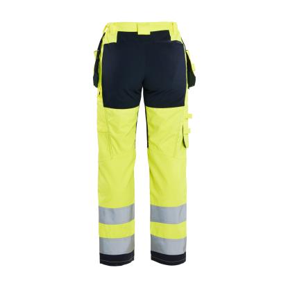 Blåkläder 7145 dame multinorm buks med stretch inherent, hi-vis gul/marineblå