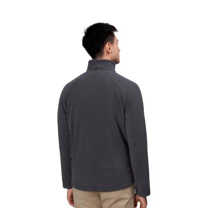 ID 0806 Zip-n-Mix mikrofleece cardigan, grå