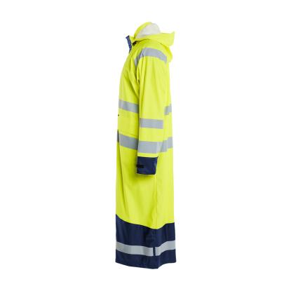 Blåkläder 4325 high vis regnjakke level 1, hi-vis gul/marineblå