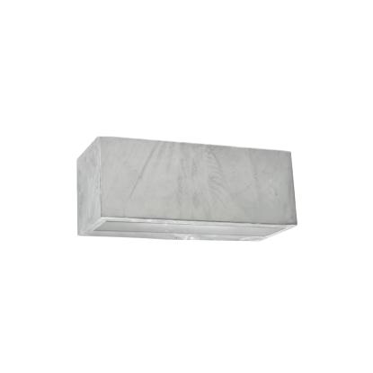Norlys Asker, væglampe, down, E27, IP44, galvaniseret