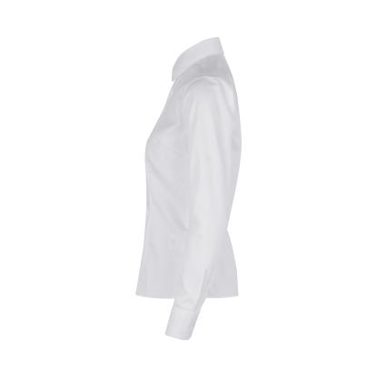 Seven Seas SS720 Fine Twill skjorte, modern, dame, hvid