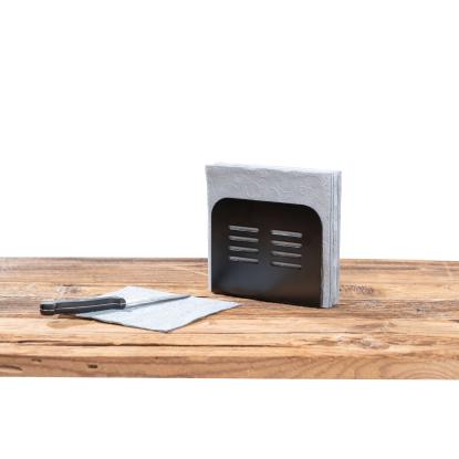 WENKO Kitchen Baco servietholder, 15 x 12,5 x 4 cm