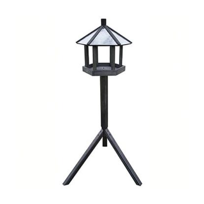 RYOM fuglefoderhus med zinktag, sekskantet, 128 cm