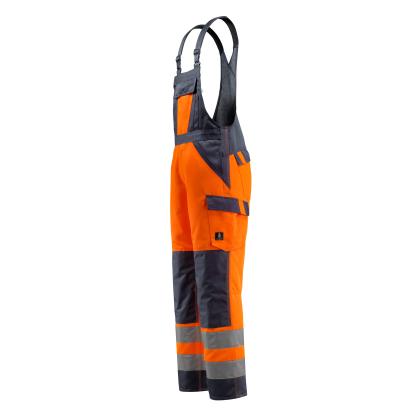 MASCOT SAFE LIGHT Gosford overall med knælommer, hi-vis orange/mørk marine