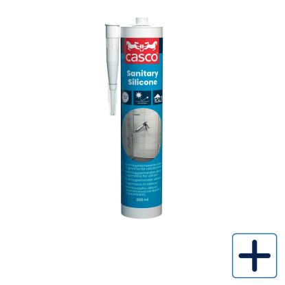 Casco sanitetssilikone i patron - 300 ml
