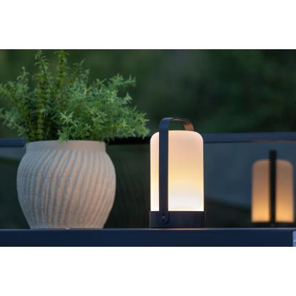 Venture Design Fern bordlampe, sort/hvid, 22 x 12 cm