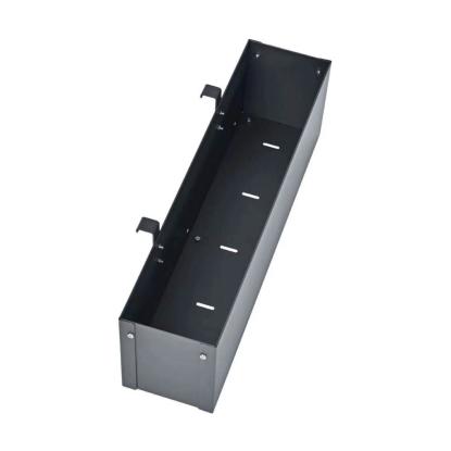 Westmann Planum plantekasse til renovationsskjul, stål, antracitgrå, 20 x 50 x 12 cm