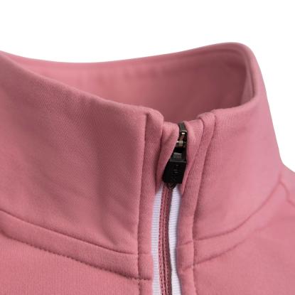 DLX GISELA Quickdry trøje med kort lynlås, dame, pink