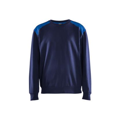 Blåkläder 3580 sweatshirt, marineblå/koboltblå