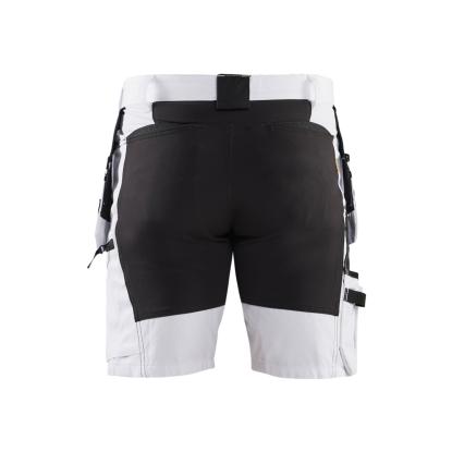 Blåkläder 1911 shorts med stretch, hvid/sort