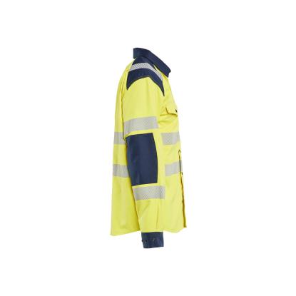 Blåkläder 3239 multinorm skjorte inherent, hi-vis gul/marineblå