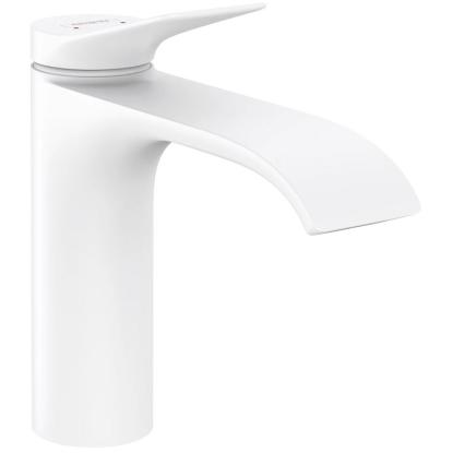 hansgrohe Vivenis 110 håndvaskarmatur med bundventil, mat hvid