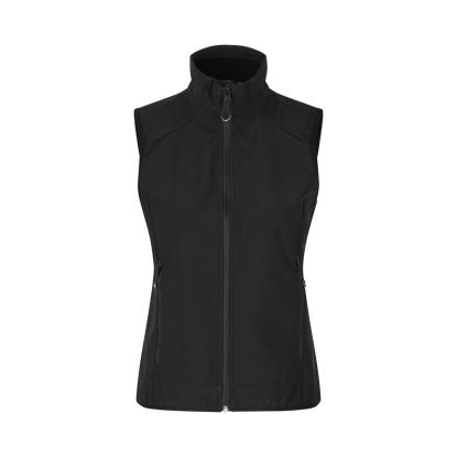 ID 0825 softshell vest, funktionel, dame, sort