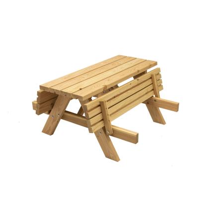 NORDIC PLAY Junior bord/bænkesæt, lærk, 60 x 120 x 129 cm