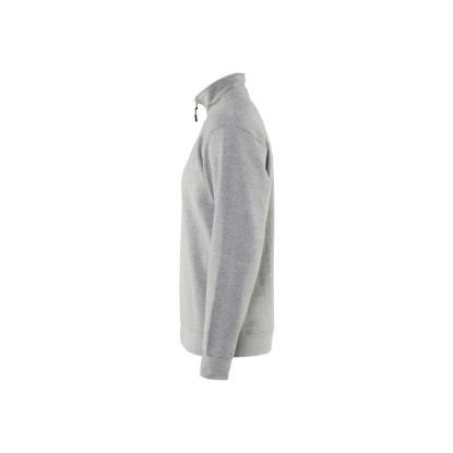 Blåkläder 3365 sweatshirt halfzip, gråmeleret
