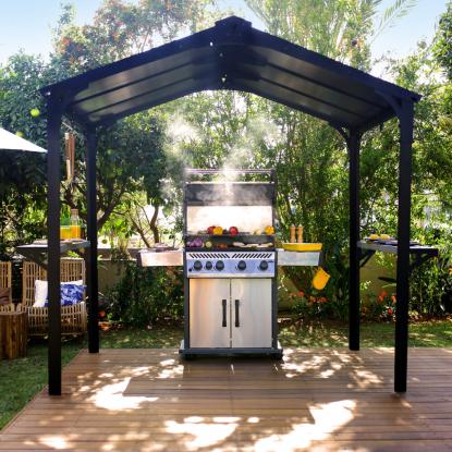 Canopia by Palram Austin 2400 grillpavillon, antracit - 4,3 m²