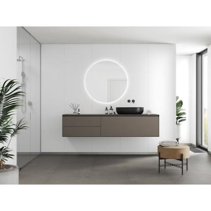 Fibo Colour vådrumspanel med 60 x 240 cm fliselook, 10 x 600 x 2400 mm, white silk