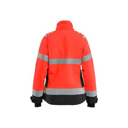 Blåkläder 4762 dame high vis letforet vinterjakke, hi-vis rød/sort