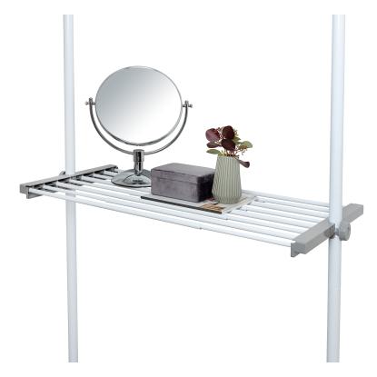 WENKO Hercules justerbar hylde,  73-120 x 4 x 42,5 cm, hvid