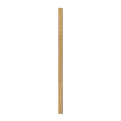 I-Wood afslutningsliste til 3-lamel akustikpanel, klar olieret, beige filt og lys kerne, egefiner, 16 x 92 mm
