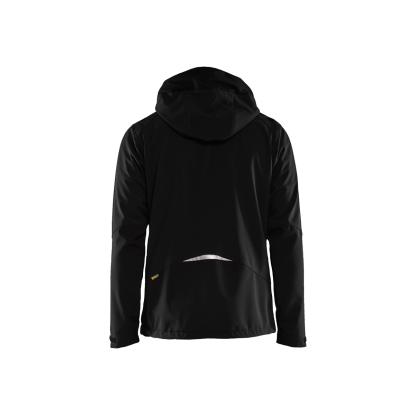 Blåkläder 4749 softshell jakke, sort/rød