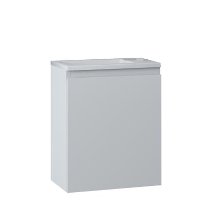 Nortiq Pisa One-Box badmøbel med vask og spejl, mat hvid, 40,2 cm