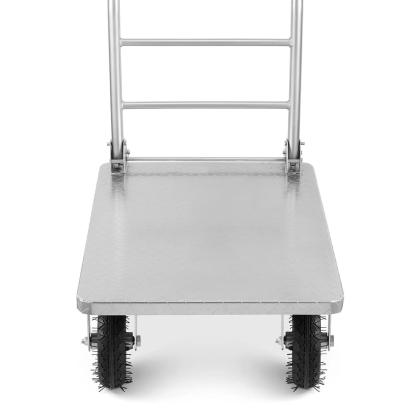 Transportvogn, sølv, stål, maks 500 kg