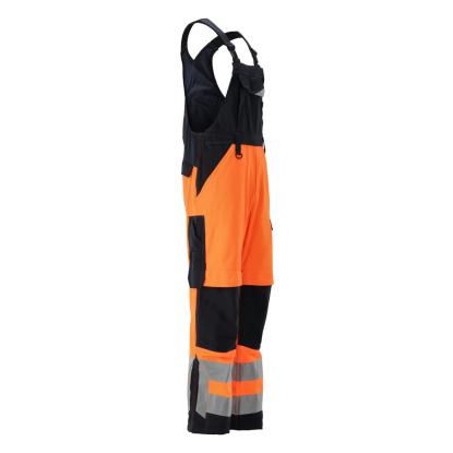 MASCOT SAFE SUPREME Newcastle overall med knælommer, hi-vis orange/mørk marine
