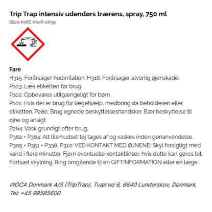 Trip Trap intensiv udendørs trærens, spray - 750 ml
