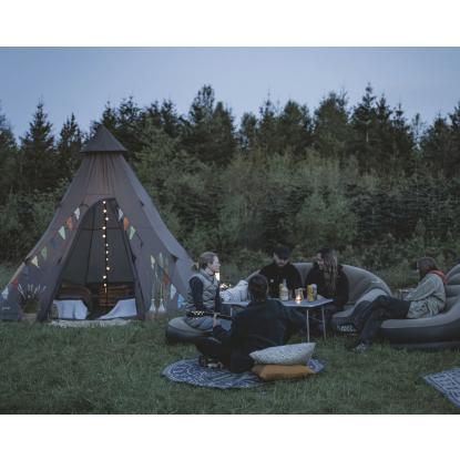 easy camp Rands Tipi til 8 personer, mørk sandfarve