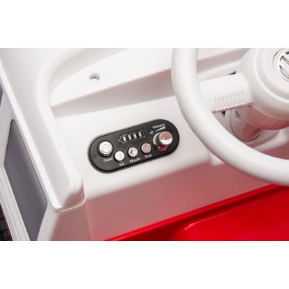 VW T1 folkevognsrugbrød elbil til børn, 12V, rød