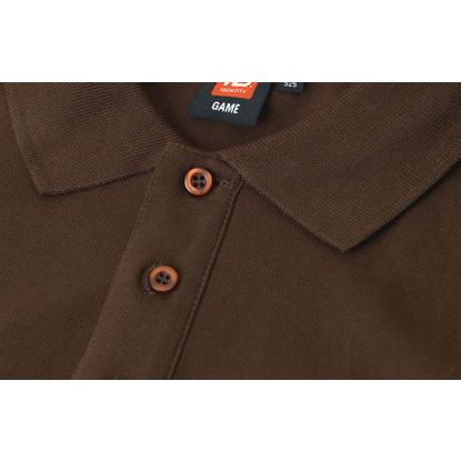 ID 0525 poloshirt med stretch, mocca