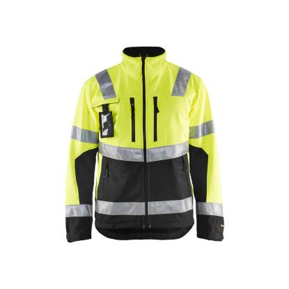 Blåkläder 4900 high vis softshell jakke, hi-vis gul/sort