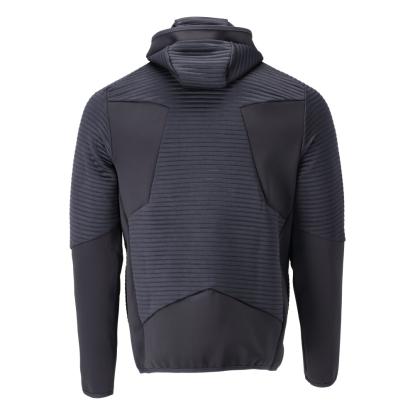 MASCOT CUSTOMIZED fleece hættetrøje med lynlås, mørk marine