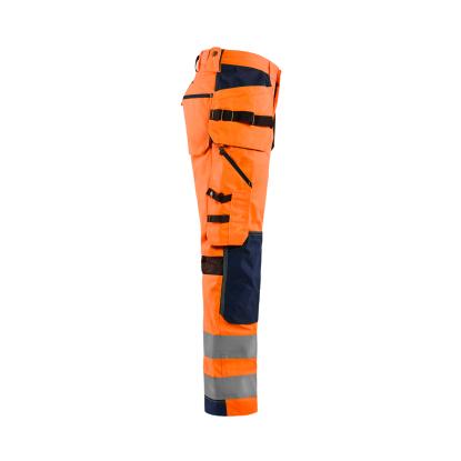 Blåkläder 1565 high vis buks med ventilation, hi-vis orange/marineblå