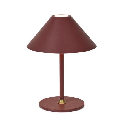 Halo Design Hygge batteri bordlampe, Ø19, maroon - IP54