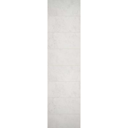 Fibo 3D vådrumspanel med 60 x 30 cm fliselook, 10 x 600 x 2400 mm, gris grande 