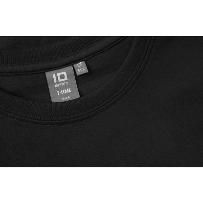 ID T-TIME® 0502 T-shirt, tight, sort