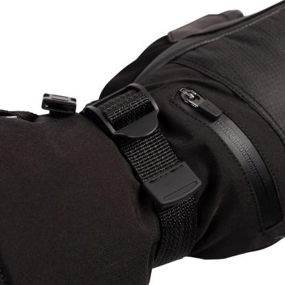 DLX EDONIA læder vandtætte skihandsker, unisex, sort