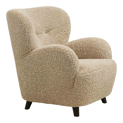 Lunaro loungestol, lysebrun