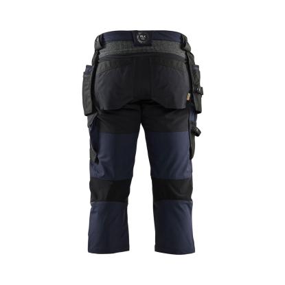 Blåkläder 1521 håndværker knickers 4-vejs stretch, mørk marineblå/sort