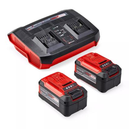 Einhell RASARRO 36/42 akku plæneklipper, 42 cm, 2 x 5,2 Ah, med batteri og twinlader - 725 m²