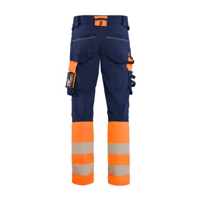 Blåkläder 1126 high vis buks 4-vejs stretch, marineblå/hi-vis orange