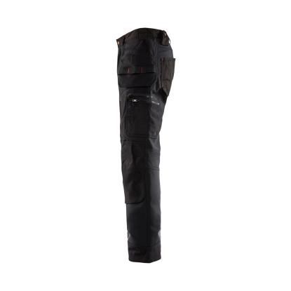 Blåkläder 1500 håndværker buks softshell x1500, sort