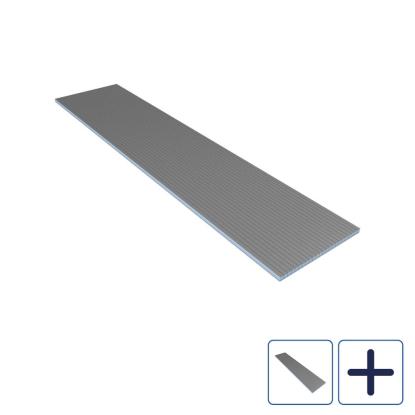wedi Construct byggeplade, langsgående til rundinger, 600 x 2500 mm
