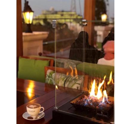 Muztag Malaga terrassevarmer til gas, sort