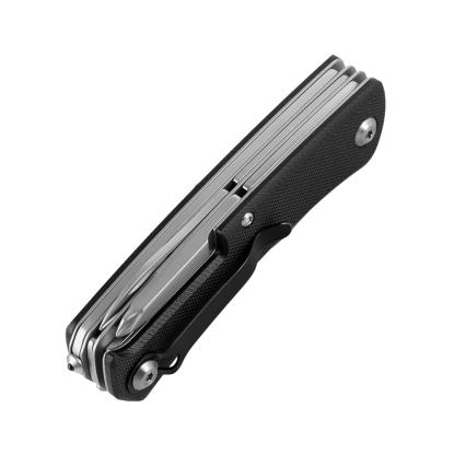 M-TAC Type 9 foldekniv (6 værktøjer), sort/rustfrit stål
