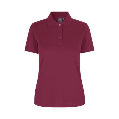 ID 0527 poloshirt med stretch, dame, cerise