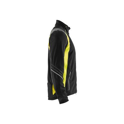 Blåkläder 4993 microfleece jakke, sort/hi-vis gul