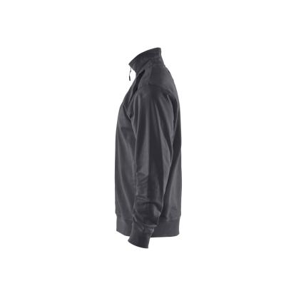 Blåkläder 3353 sweatshirt half zip, mellemgrå/sort